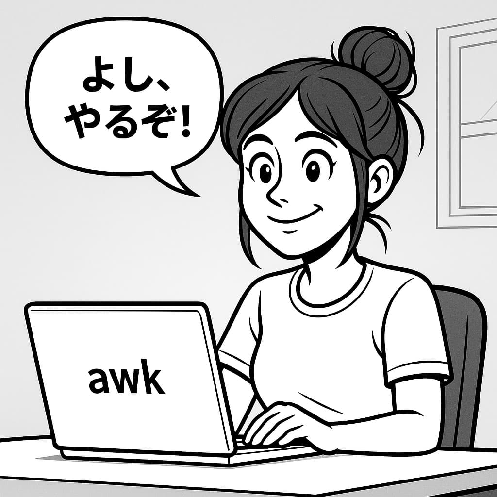 awk講座をがんばるぞ
